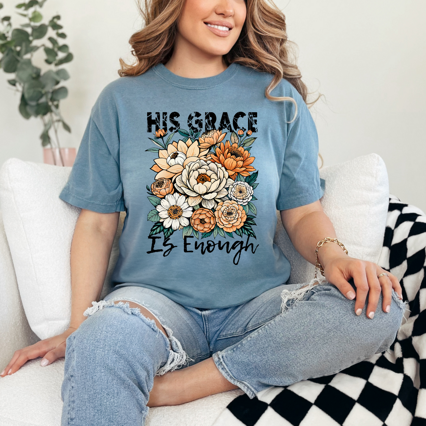 His Grace is Enough Christian T-Shirt