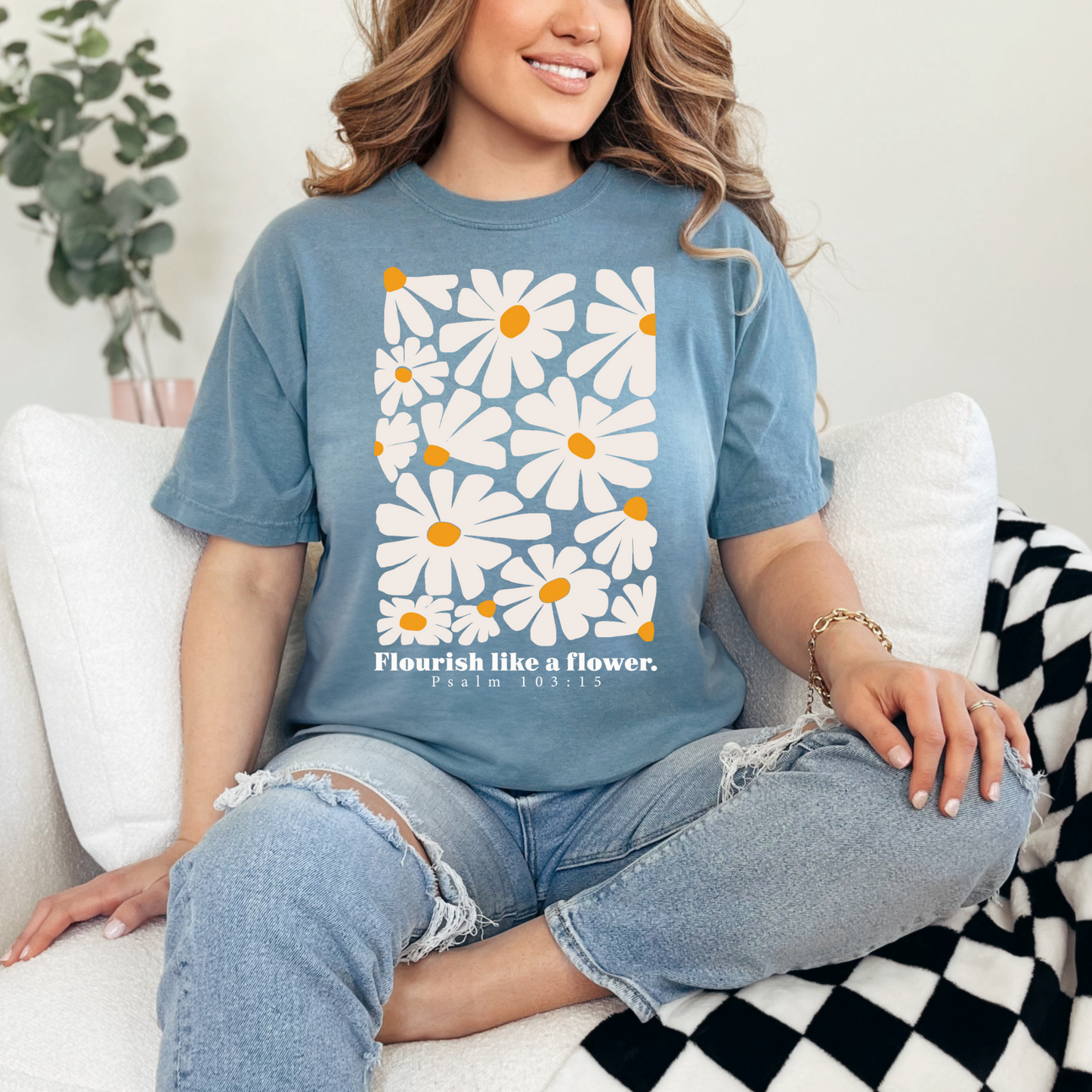 Flourish like a Flower Christian T-Shirt