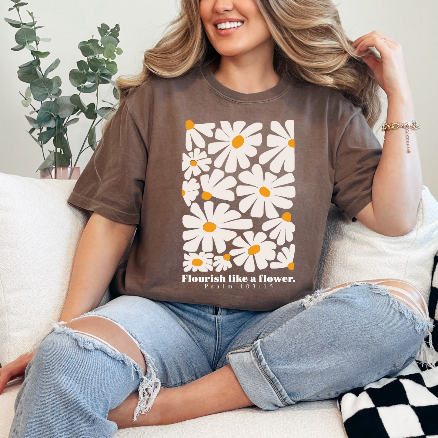 Flourish like a Flower Christian T-Shirt