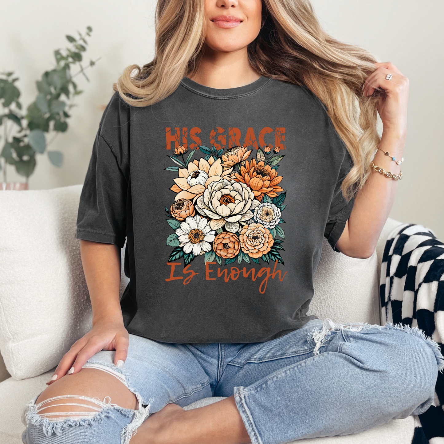His Grace is Enough Christian T-Shirt