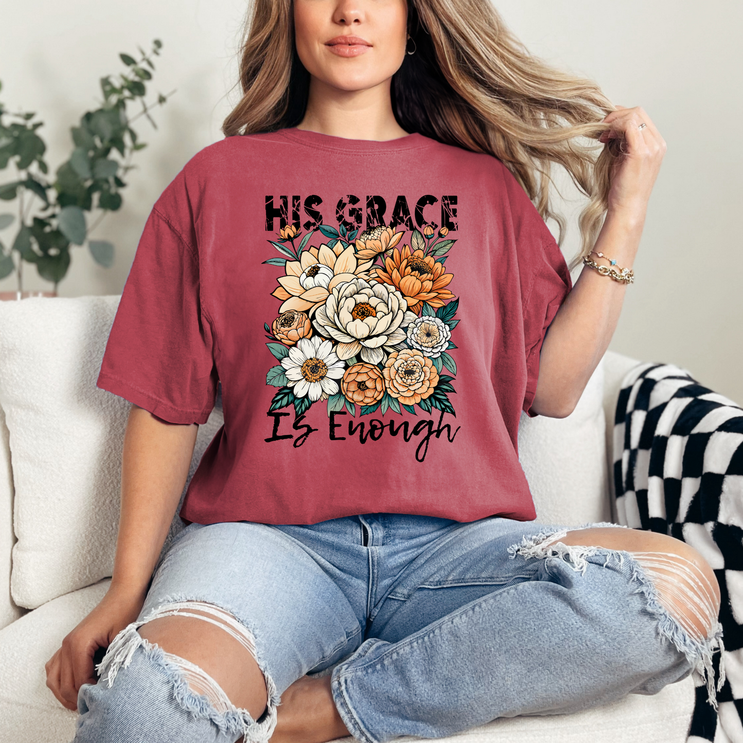 His Grace is Enough Christian T-Shirt