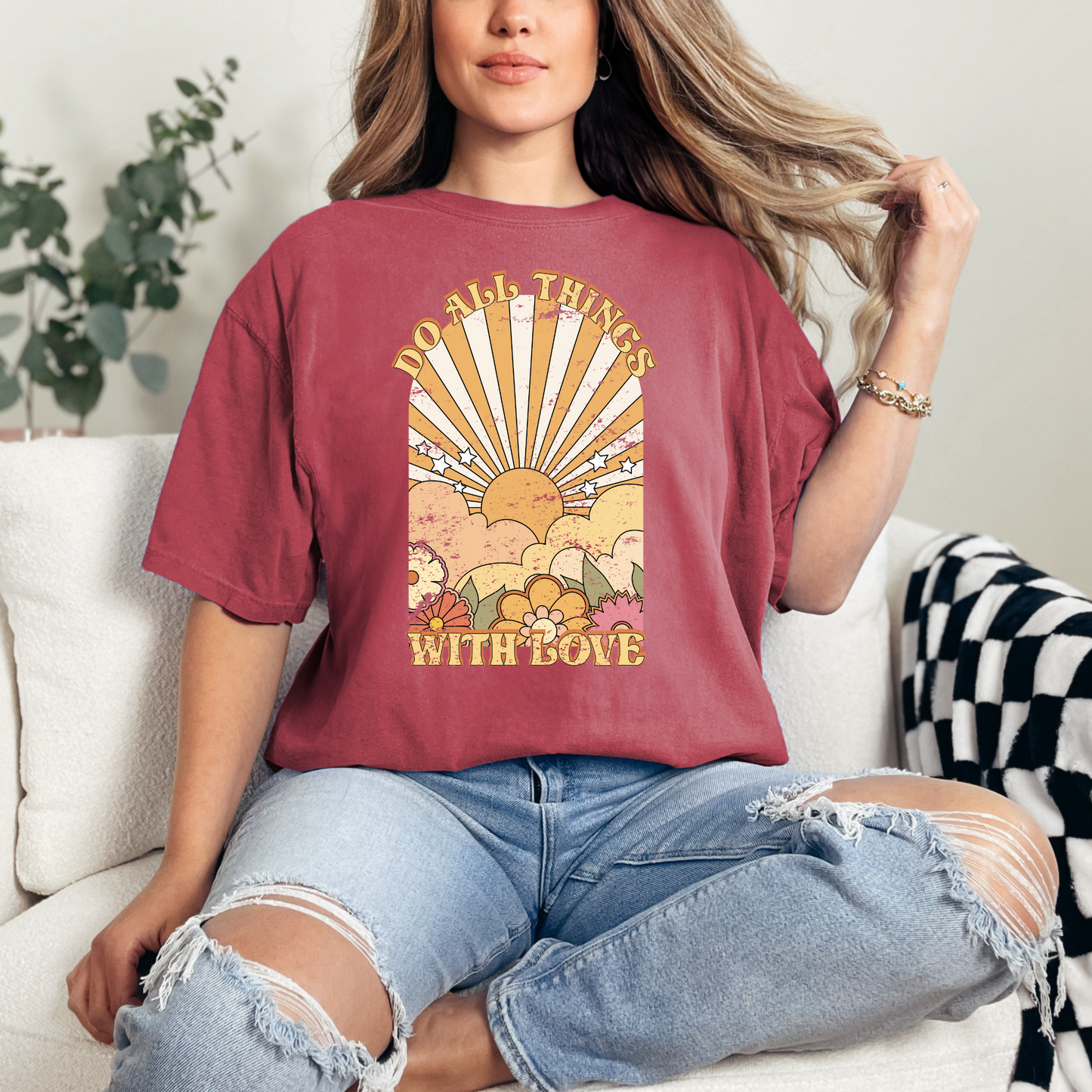 Do All Things with Love Christian T-Shirt