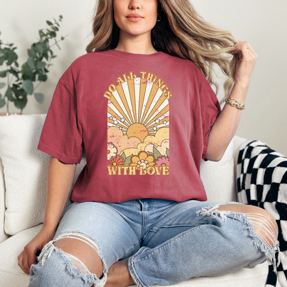 Do All Things with Love Christian T-Shirt