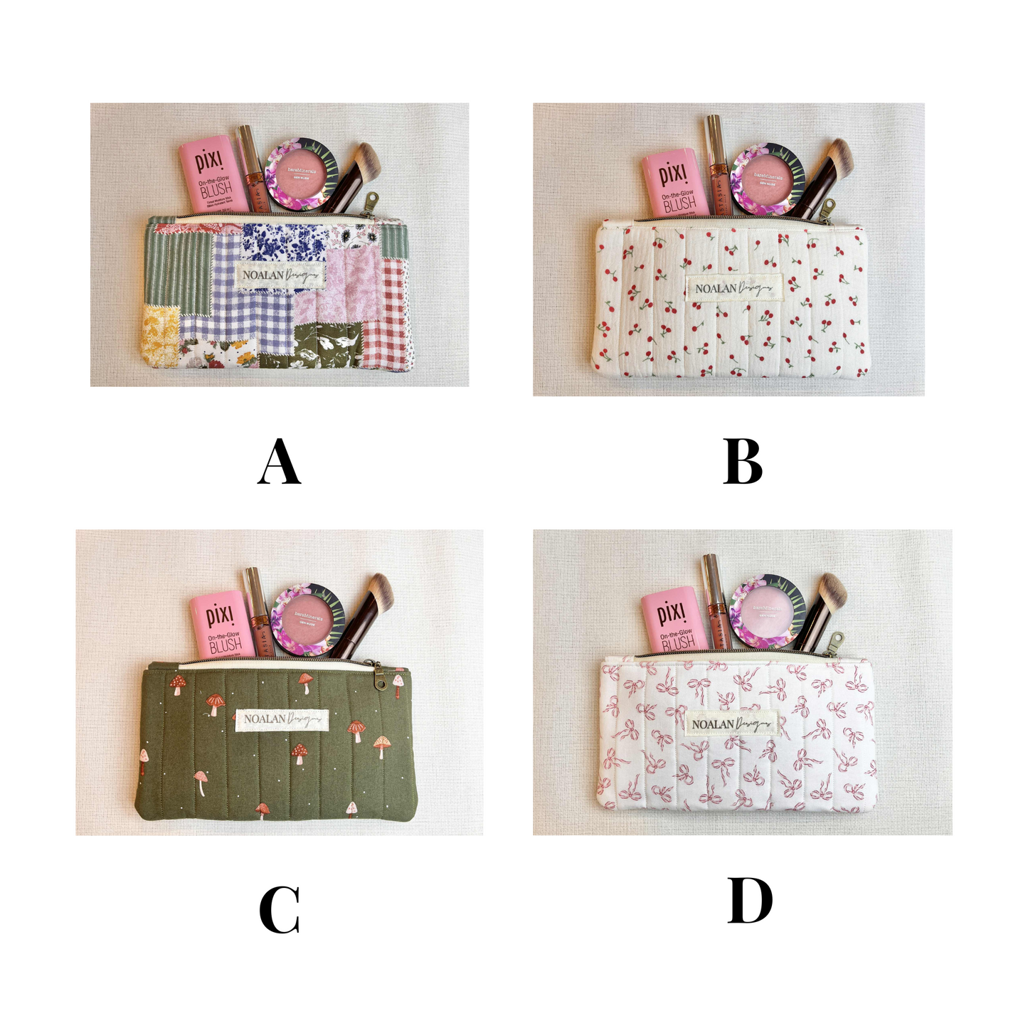 Handmade Multi-Purpose Pouch Bag – Makeup, Toiletry, Pens & Travel