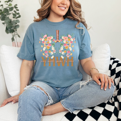 YHWH Wildflower Christian T-Shirt