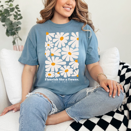 Flourish like a Flower Christian T-Shirt