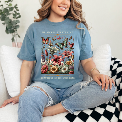 He Makes Everything Beautiful in it's Own Time Christian T-Shirt