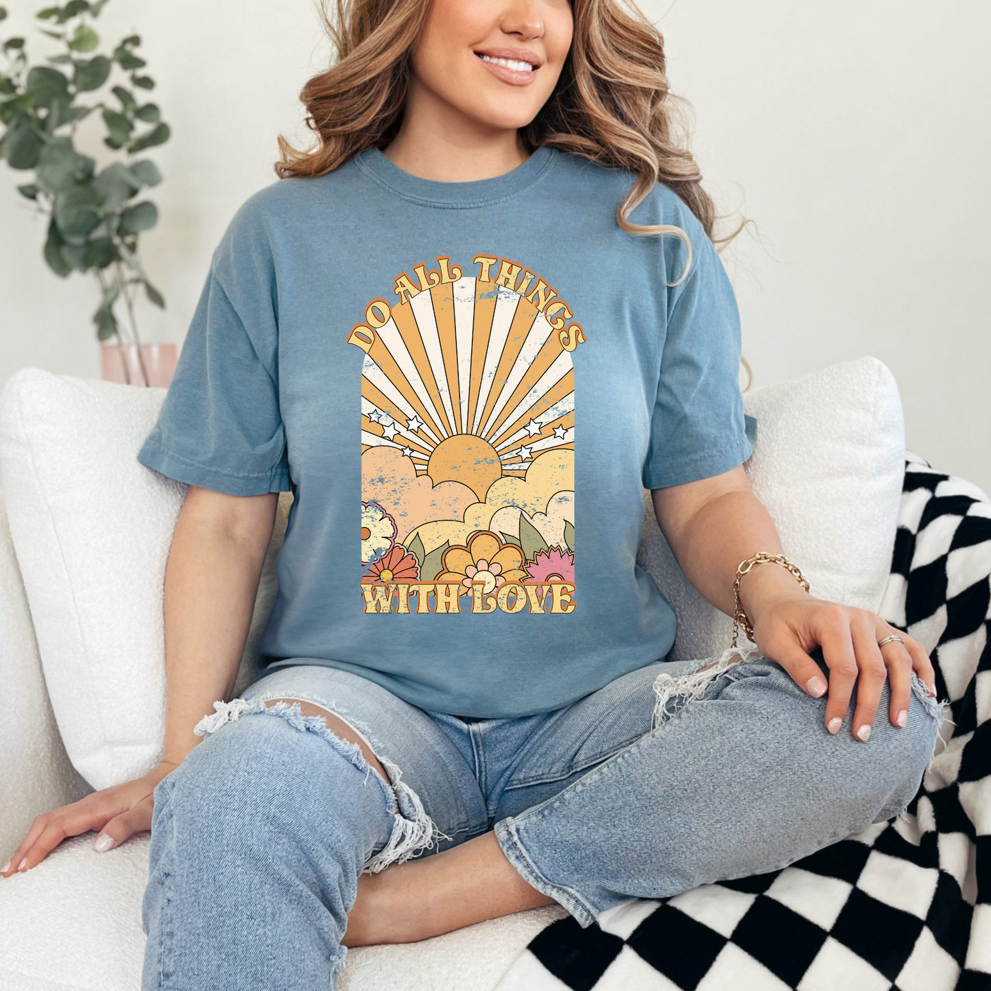Do All Things with Love Christian T-Shirt