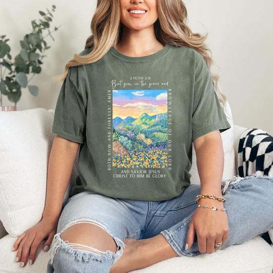 Grow in Grace Christian T-Shirt