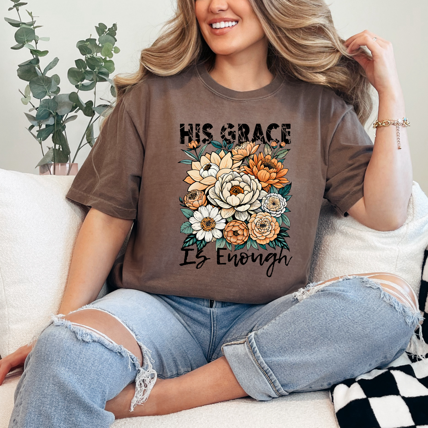 His Grace is Enough Christian T-Shirt