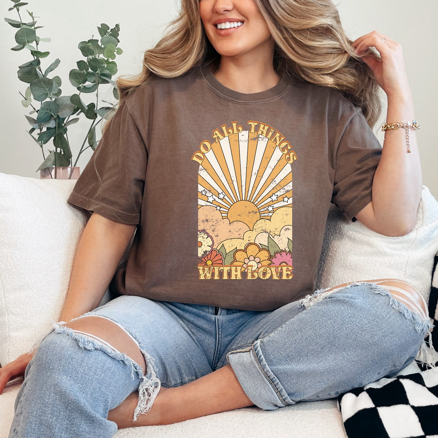 Do All Things with Love Christian T-Shirt