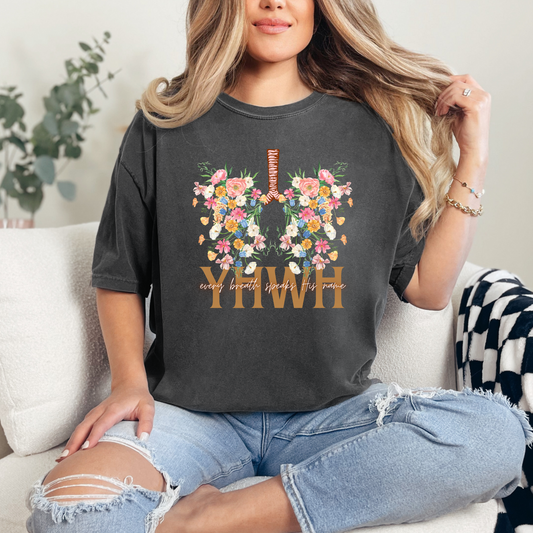 YHWH Wildflower Christian T-Shirt