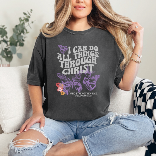 I Can Do All Things Through Christ Christian T-Shirt