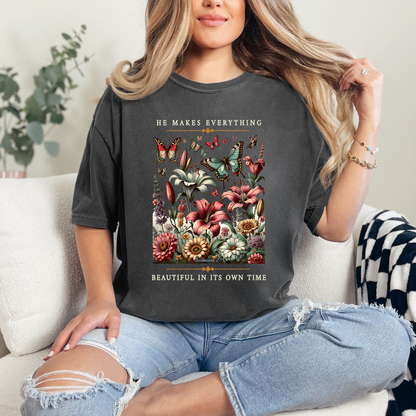 He Makes Everything Beautiful in it's Own Time Christian T-Shirt