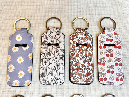 Chapstick Keychain Holder – Convenient Lip Balm Carrier for Keys & Bags