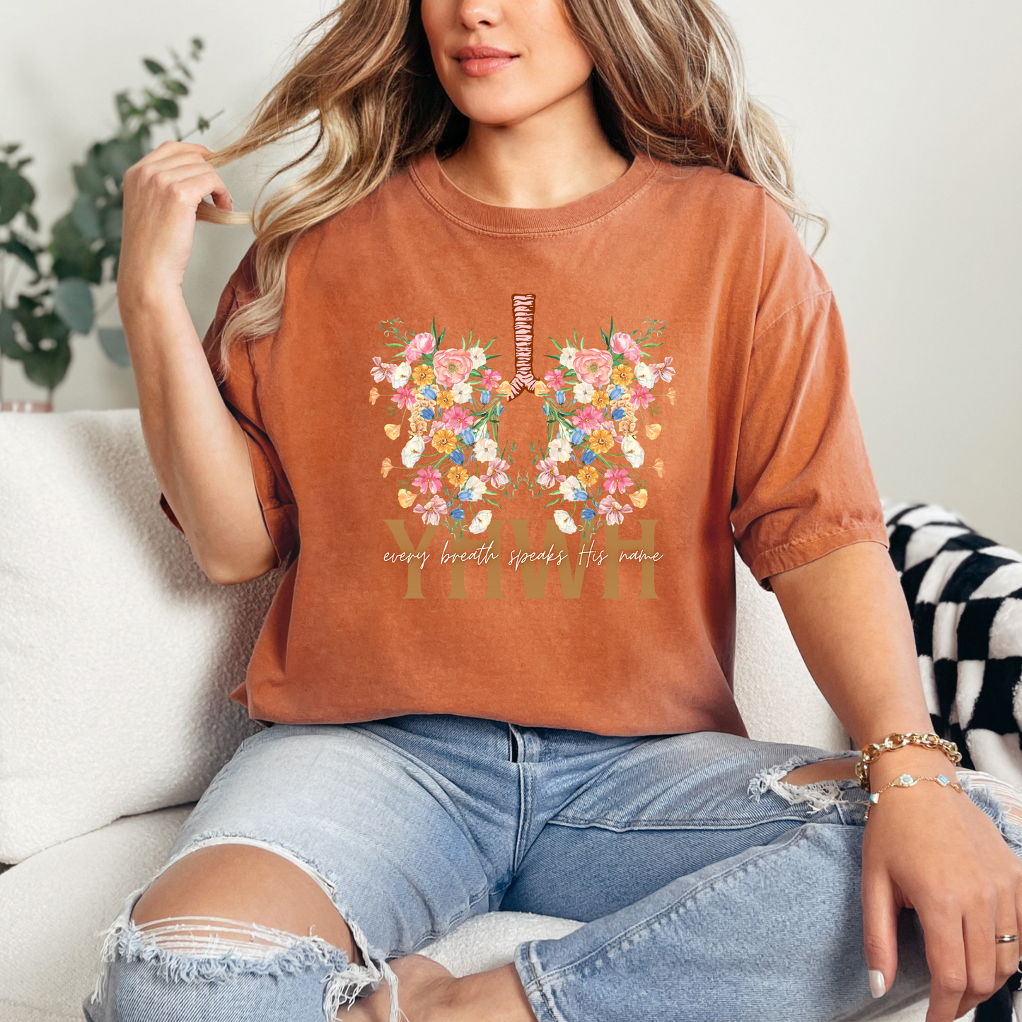 YHWH Wildflower Christian T-Shirt