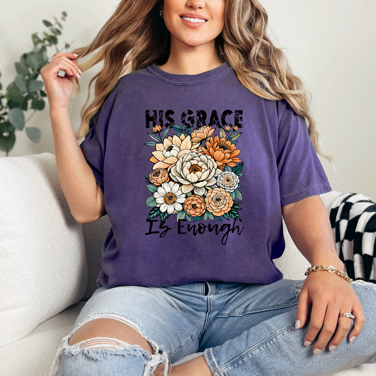 His Grace is Enough Christian T-Shirt