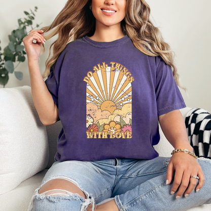 Do All Things with Love Christian T-Shirt