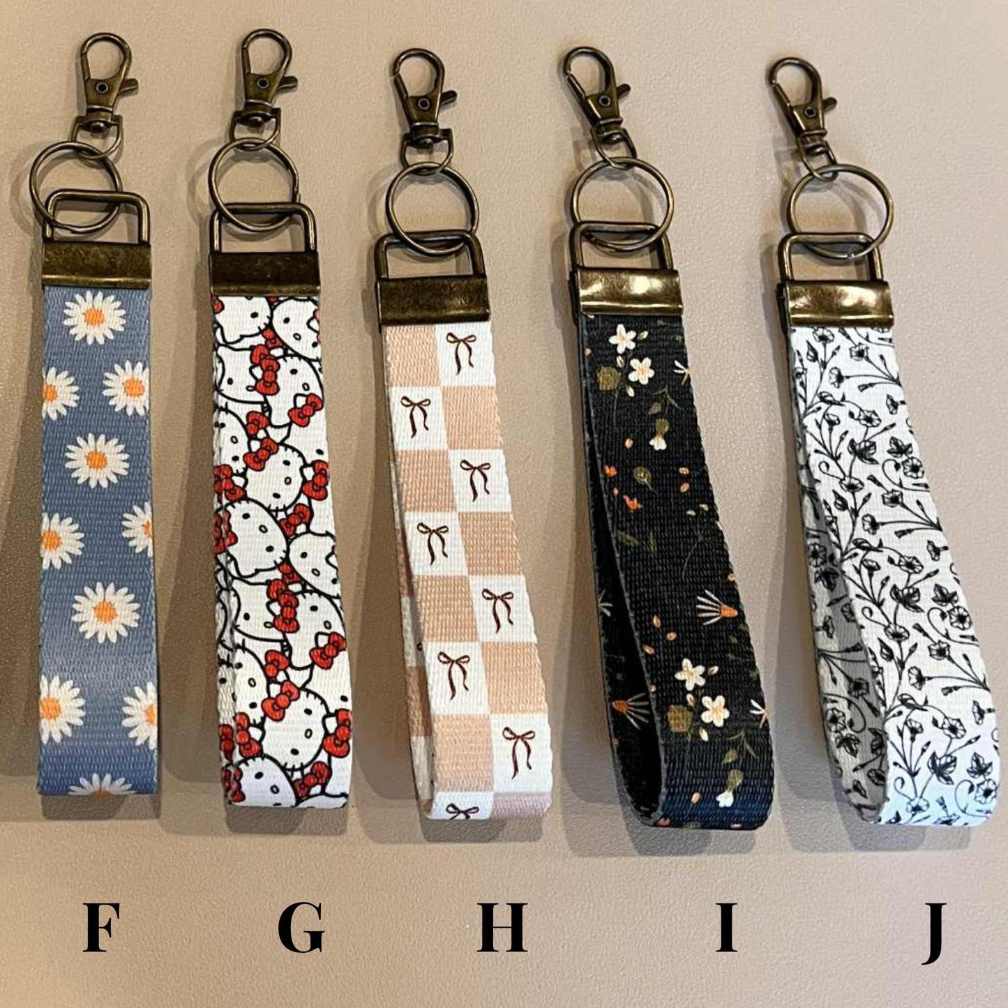 Handmade Keychain with Elegant Bronze Metal – Durable & Lightweight