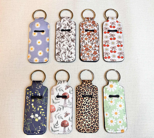 Chapstick Keychain Holder – Convenient Lip Balm Carrier for Keys & Bags