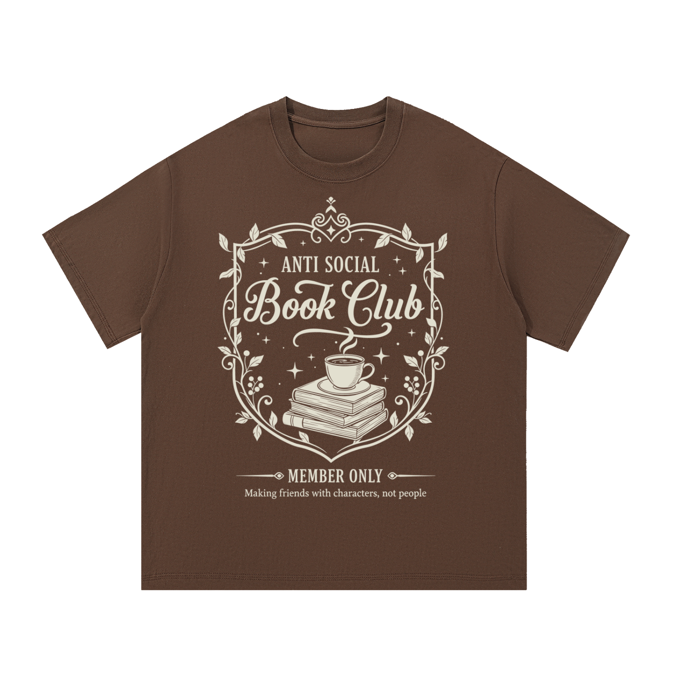 Anti Social Book Club T-Shirt | Funny Book Lover Tee