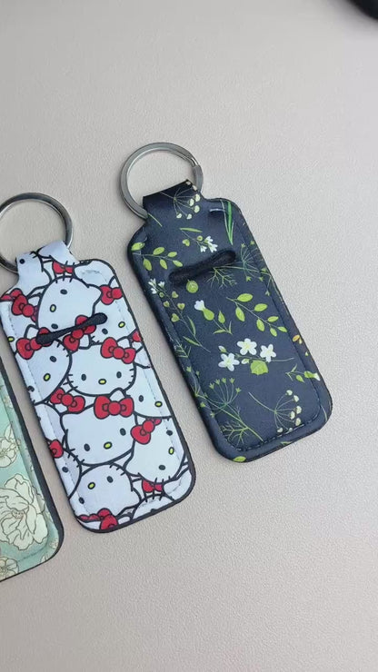Chapstick Keychain Holder – Convenient Lip Balm Carrier for Keys & Bags